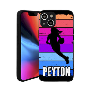 a phone case with a basketball player on it