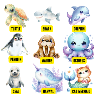 a group of animals that are labeled in different languages