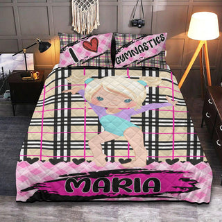 Custom Quilt For Astronaut Girls With Name