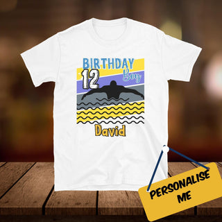 a birthday t - shirt with the number 12 on it