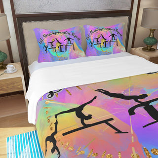 Custom Bed Set for Cheerleader Girls - Colorfulmamas