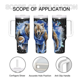 Bear Basketball Tumbler