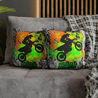 Custom Dirtbike Pillowcase With Name - Colorfulmamas