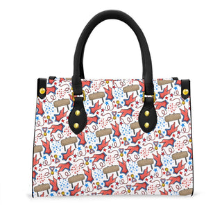 Gymnastics Print  Handbag