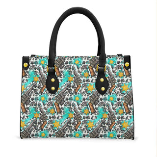 Gun Revolver Print Handbag for Women