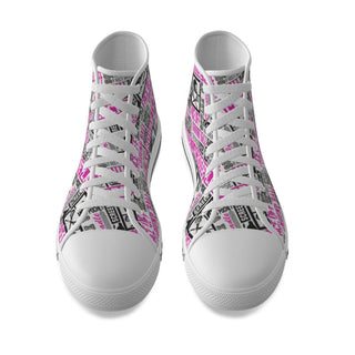 Pink Lacrosse High Tops