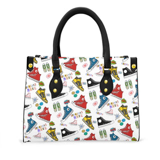 Women's Sneaker Print Handbag