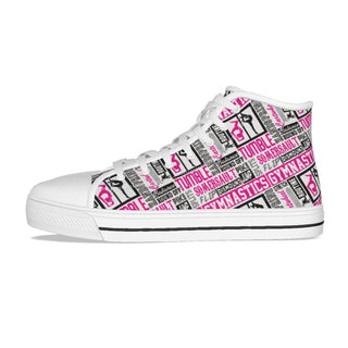 Pink Gymnastics High Tops for Girls