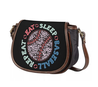 Eat Sleep Baseball Handbag