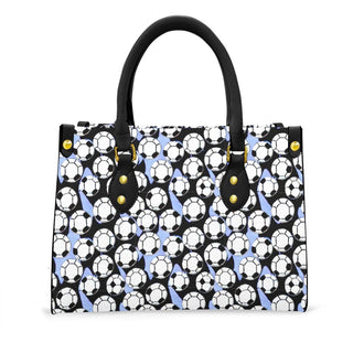 womens work handbags with sports print