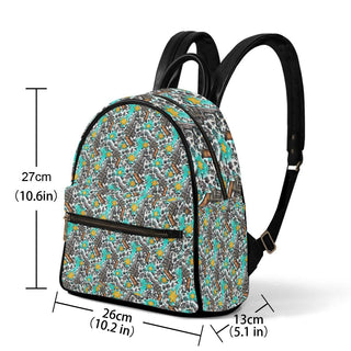 Small Revolver Print Backpack