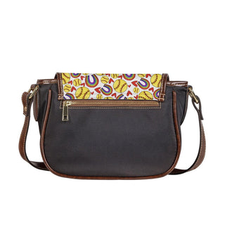 Rainbow Baseball Cross Body Bag