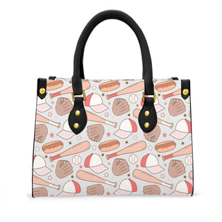 Women's Baseball Print Handbag