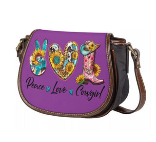 Peace Love Cowgirl Handbag