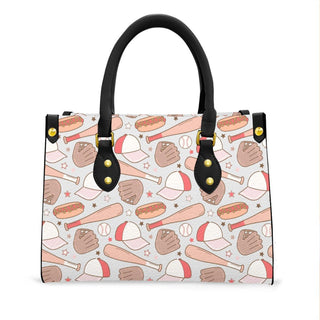 Women's Baseball Print Handbag