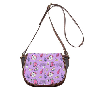 Love Soccer Print Shoulder Bag