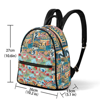 American Football Pattern Backpack