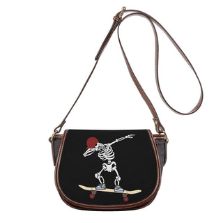 Skateboarding Skeleton Cross Body Bag