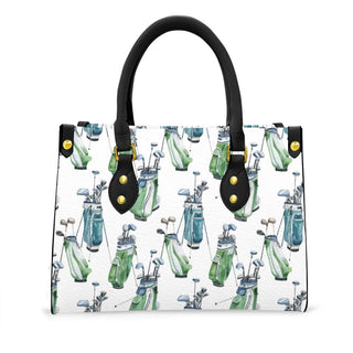 womens work handbags with sports print