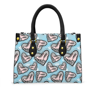 womens work handbags with sports print