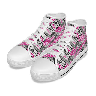 Pink Gymnastics High Tops for Girls