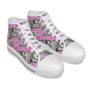 Pink Lacrosse High Tops