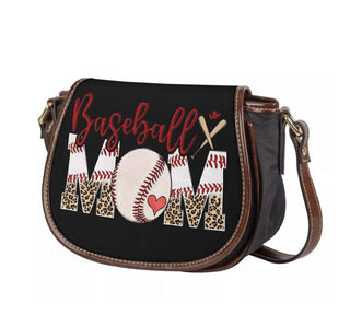 Cute Baseball Mom Saddle Bag