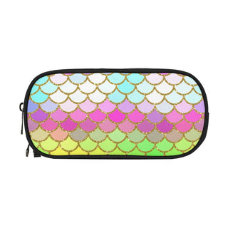 a colorful case with fish scales on it