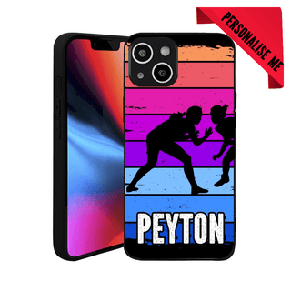 a phone case that has a picture of a person on it