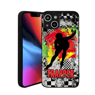 a cell phone case with a picture of a person on it