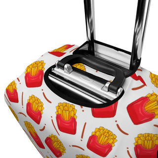 Funny Fries Luggage Cover - Colorfulmamas