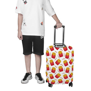 Funny Fries Luggage Cover - Colorfulmamas