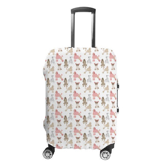 Poodle Luggage Cover - Colorfulmamas