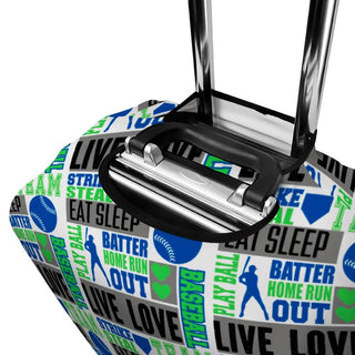 Baseball Luggage Cover - Colorfulmamas