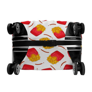 Funny Fries Luggage Cover - Colorfulmamas