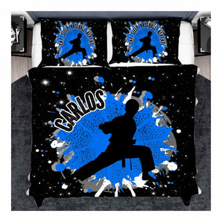 Splodge Martial Arts Duvet Set for Kids - Colorfulmamas