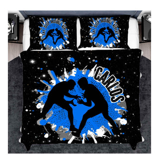 Wrestling Bed Duvet Set for Boys - Colorfulmamas