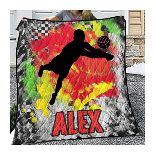 Boys Volleyball Quilt Set