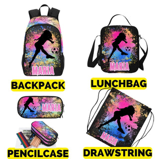 Rainbow Gymnastics Backpack For Girls