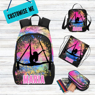 Rainbow Air Yoga Backpack For Girls